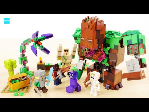 レゴ マインクラフト ジャングルの魔物 エンチャントクリーパー Lego Minecraft The Jungle Abomination Speed Build Review ゲームのyoutube動画まとめてみました